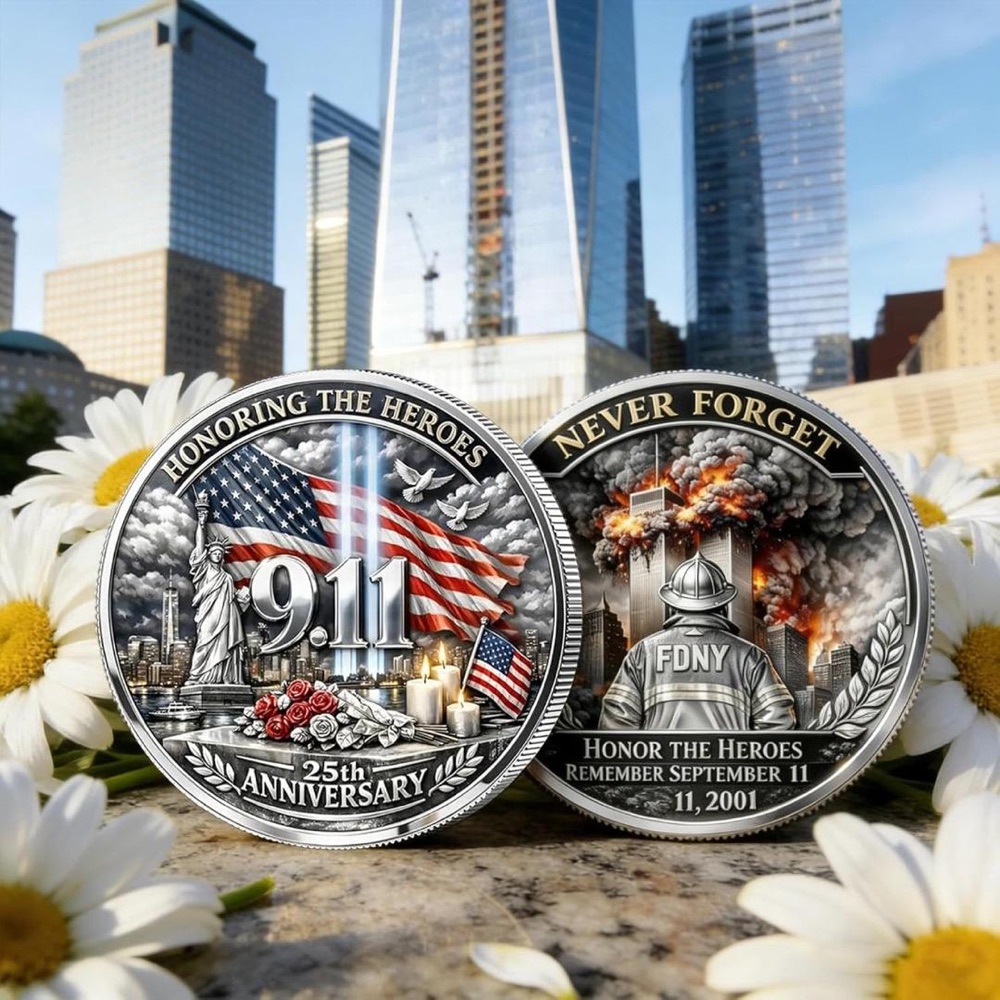 25th Anniversary of 9/11 Commemorative Coin