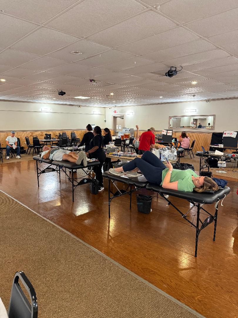Donors at the CBN and American Red Cross community blood drive, September 2026